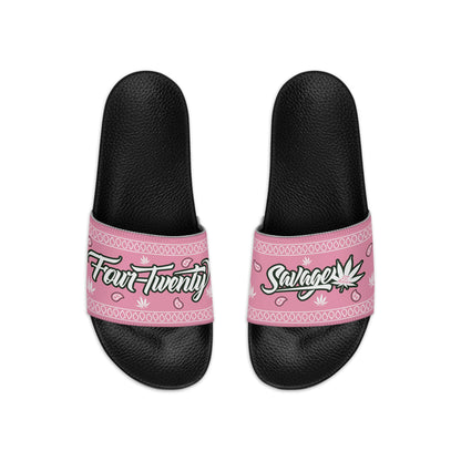 420 Savage Women's Paidley Slides - Pinkies